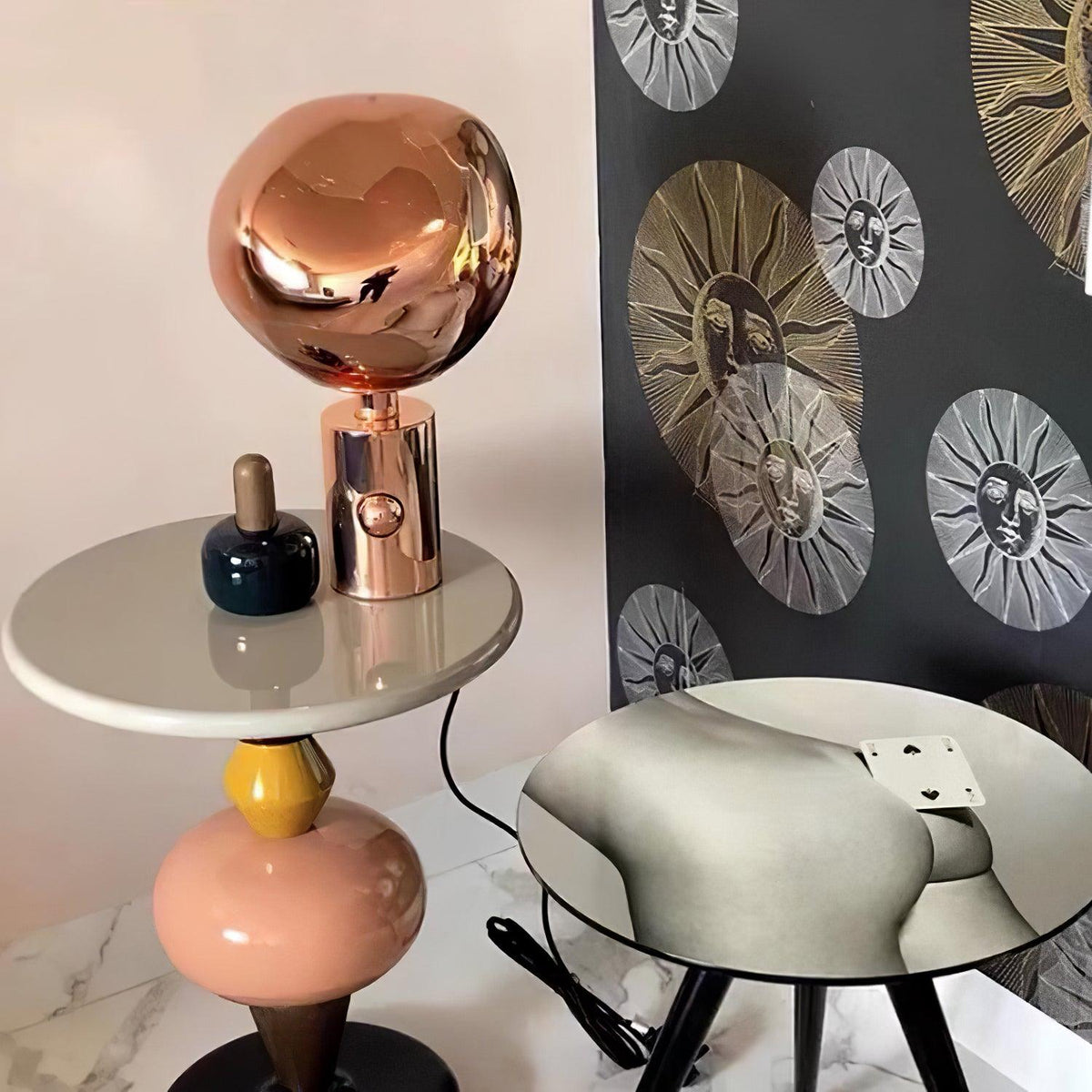 Velan kunstnerisk bordlampe