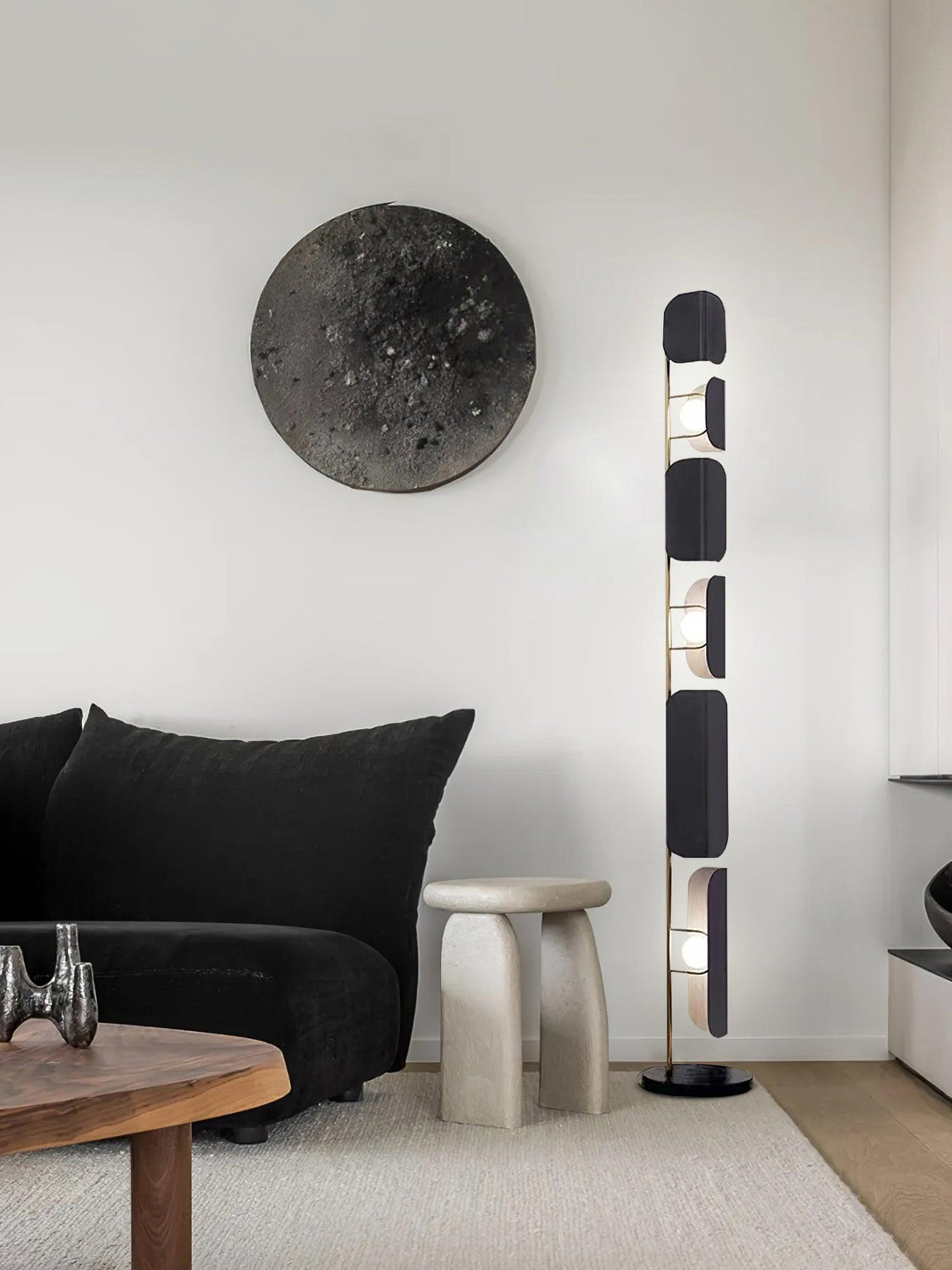 Catharil nútímalegur geometrískur gólflampi