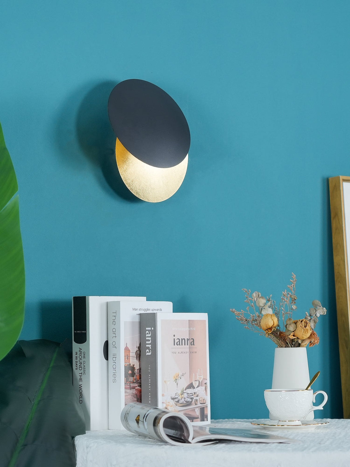 Candeeiro de parede artístico moderno e minimalista Fioris