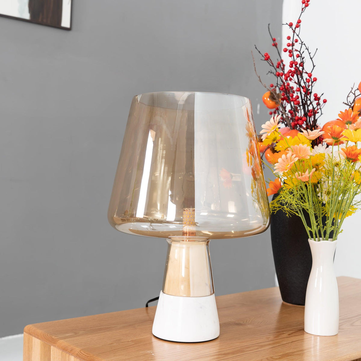 Elairella minimalistisk cementbordlampe