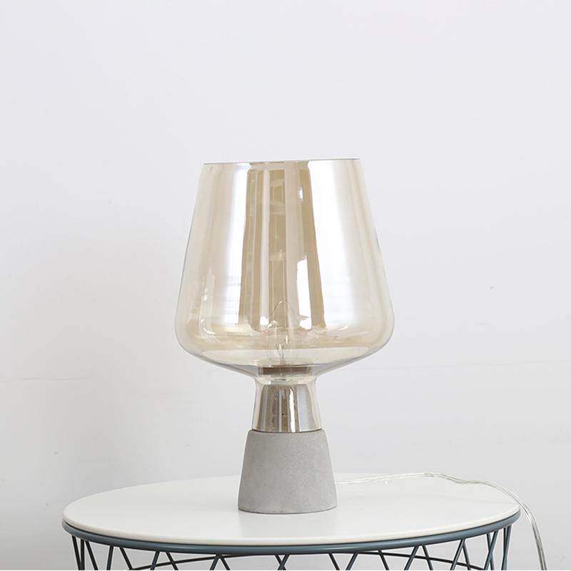 Elairella minimalistisk cementbordlampe