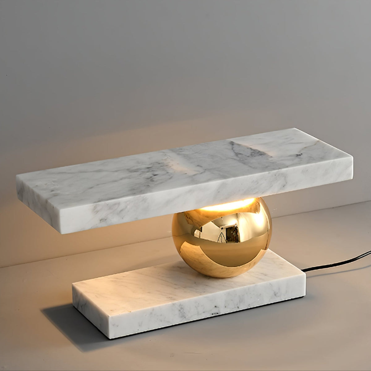 Andrew moderne marmorbordlampe