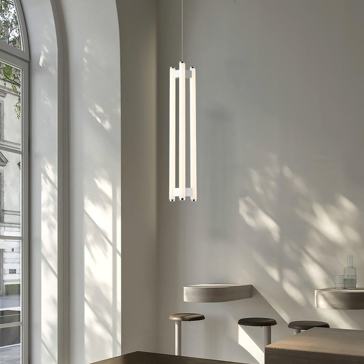 Calinise minimalistisk cylindrisk pendellampe
