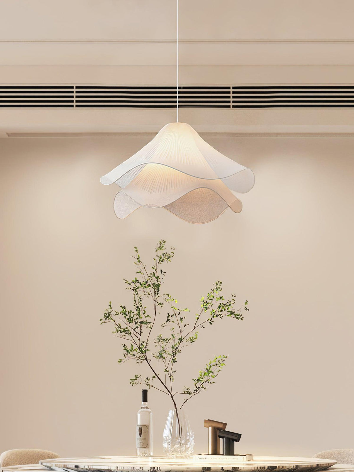 Cirirenne elegant pendellampe med blomsterdesign