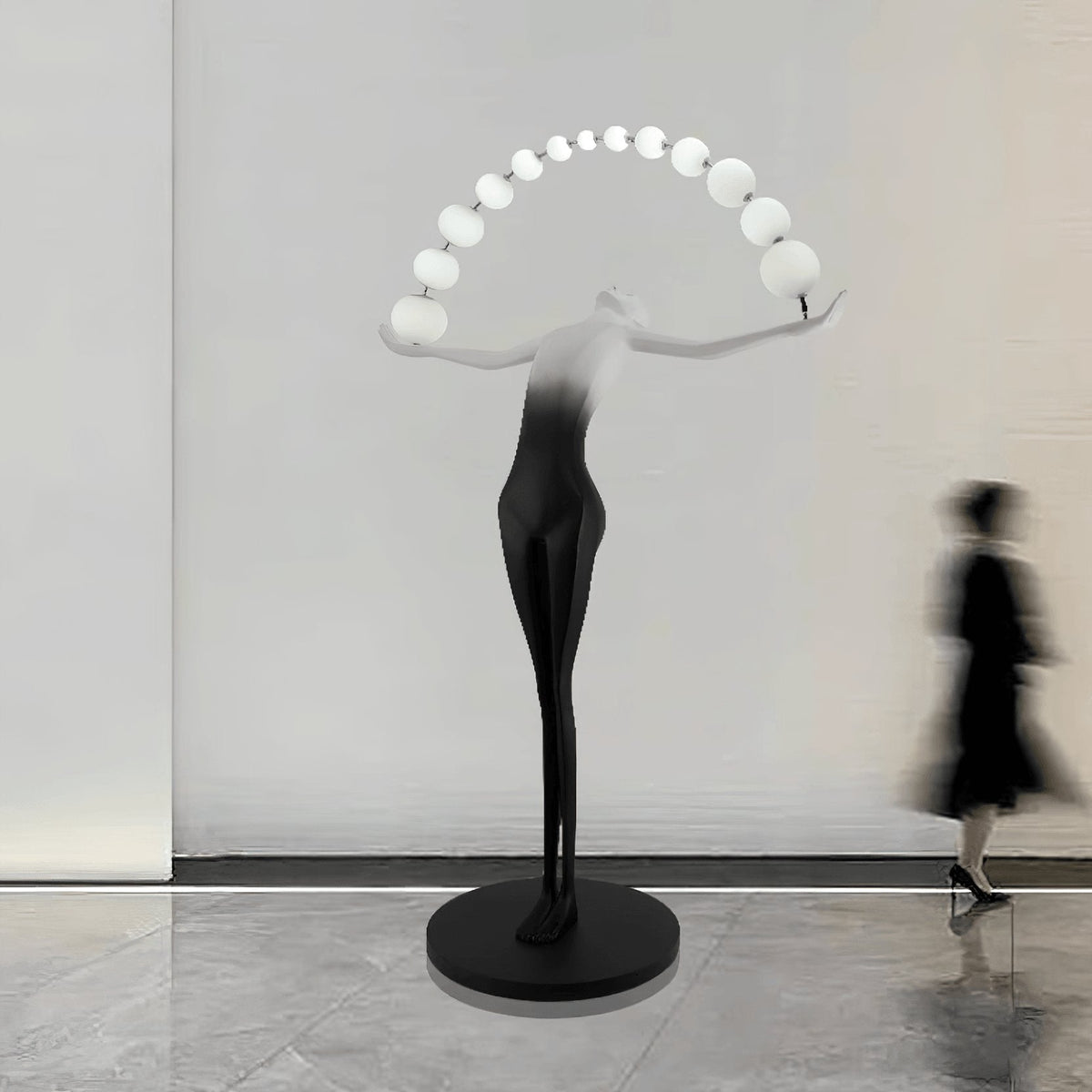 Luminara skulptural golvlampa med gradient