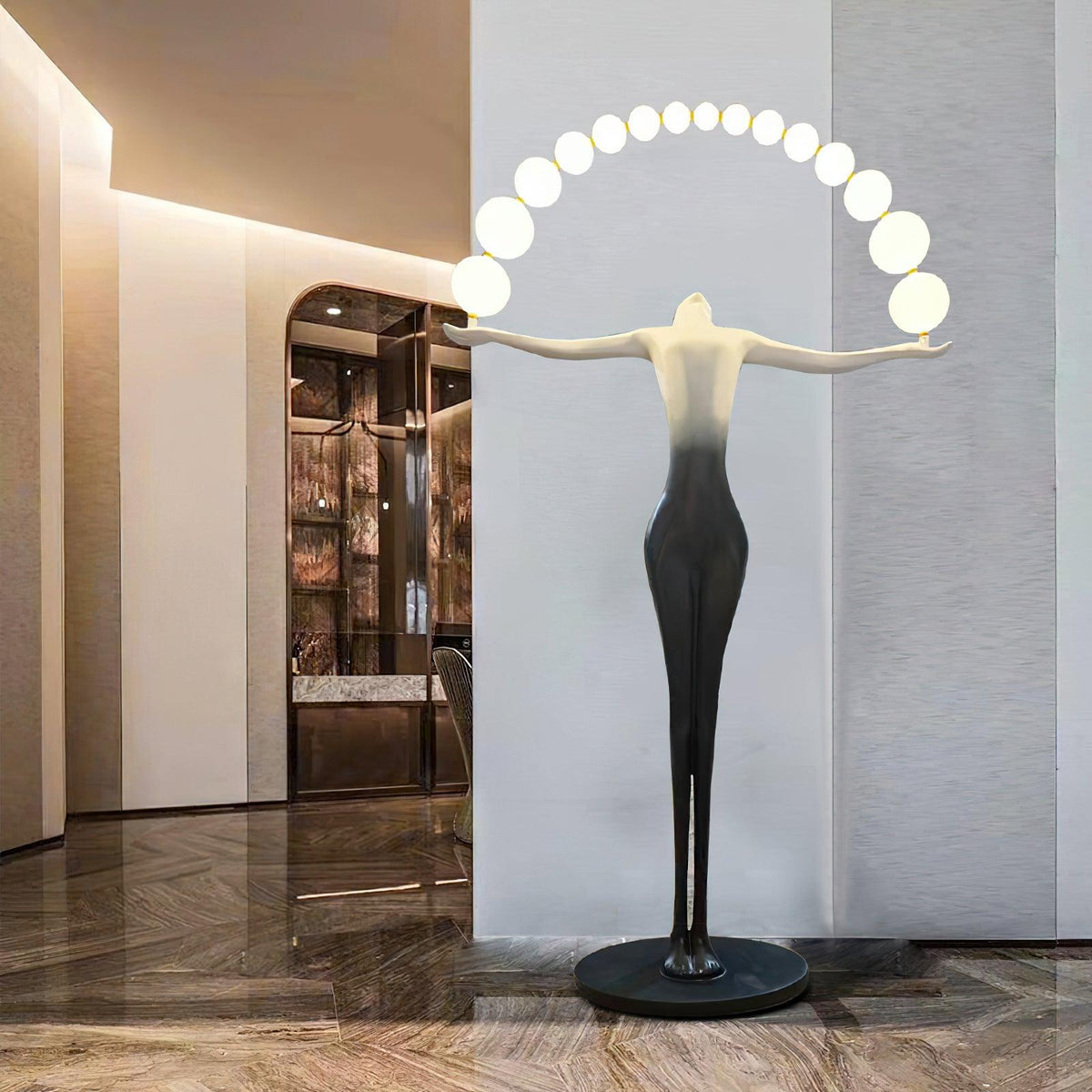 Luminara skulptural golvlampa med gradient