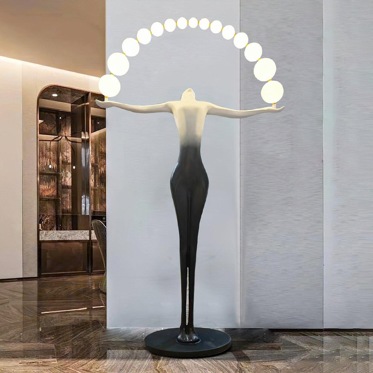 Luminara skulptural golvlampa med gradient