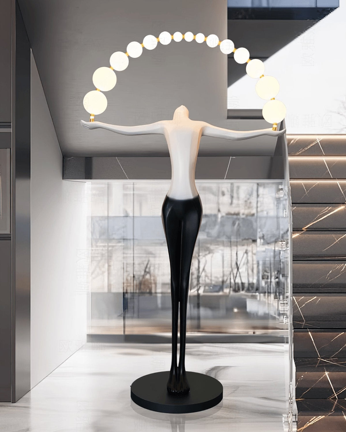 Luminara skulptural golvlampa med gradient