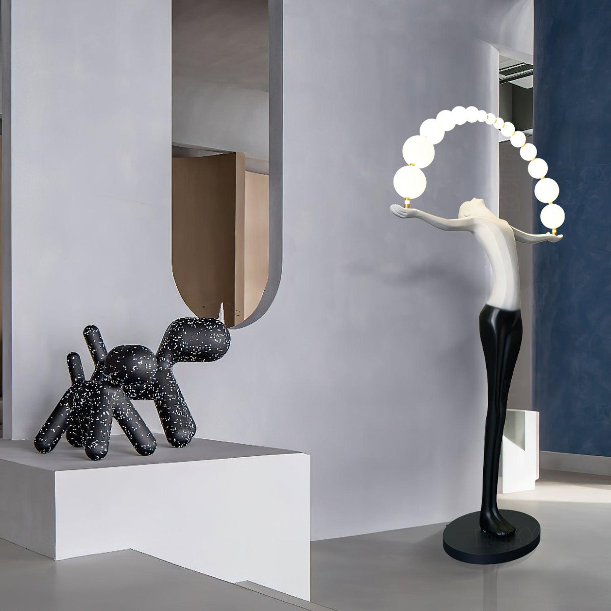 Luminara skulptural golvlampa med gradient