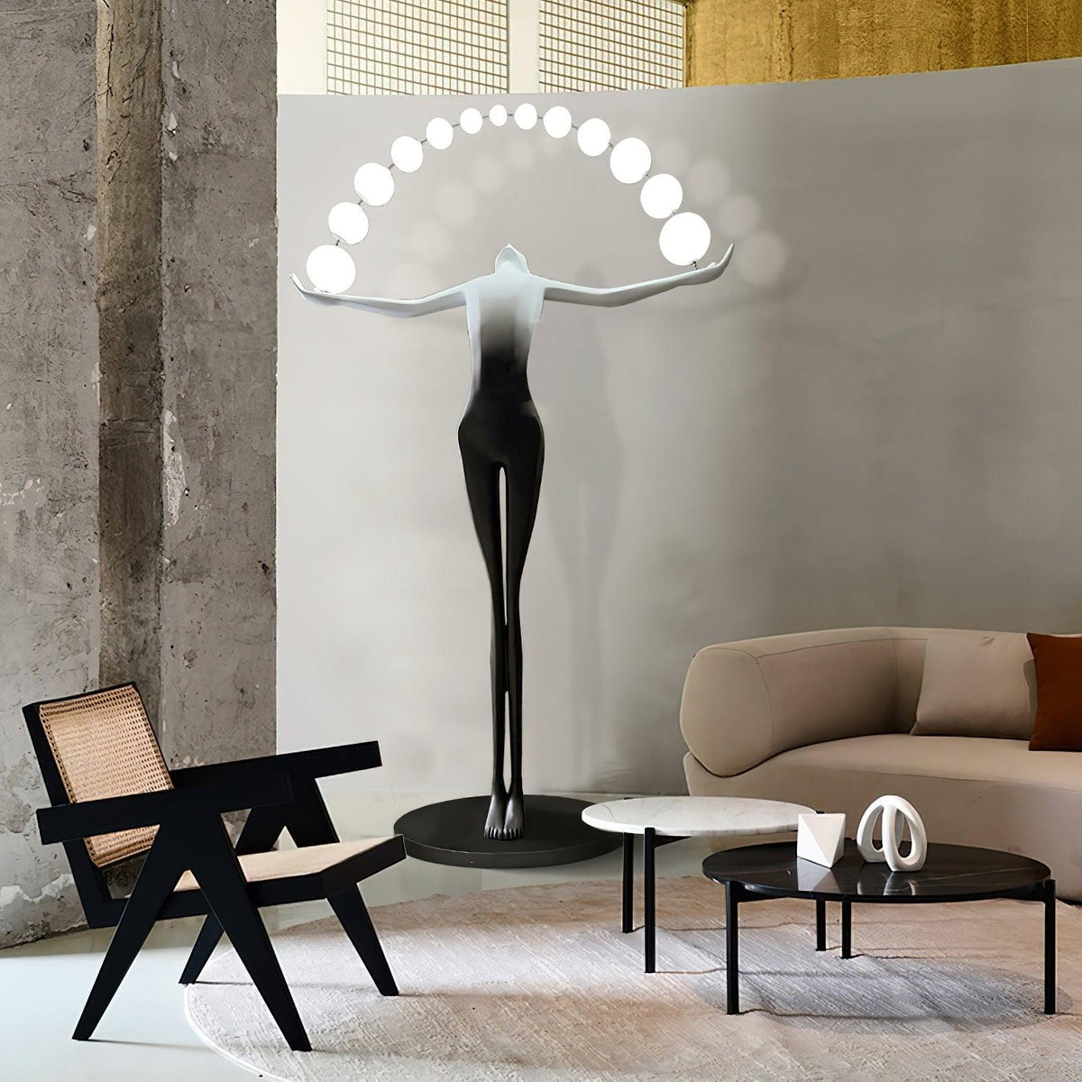 Luminara skulptural golvlampa med gradient