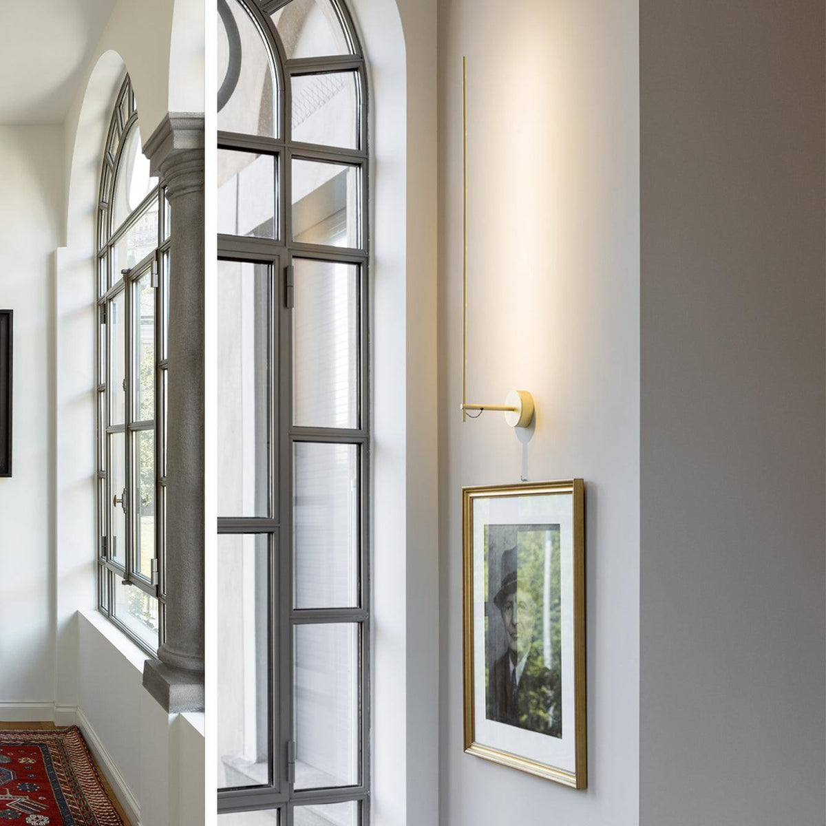 Aplique de parede Mymareth moderno minimalista em forma de haste