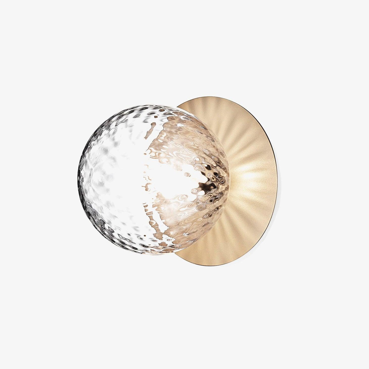 Candeeiro de parede minimalista Nifte em forma de disco e globo