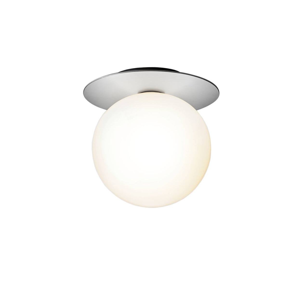 Candeeiro de parede minimalista Nifte em forma de disco e globo