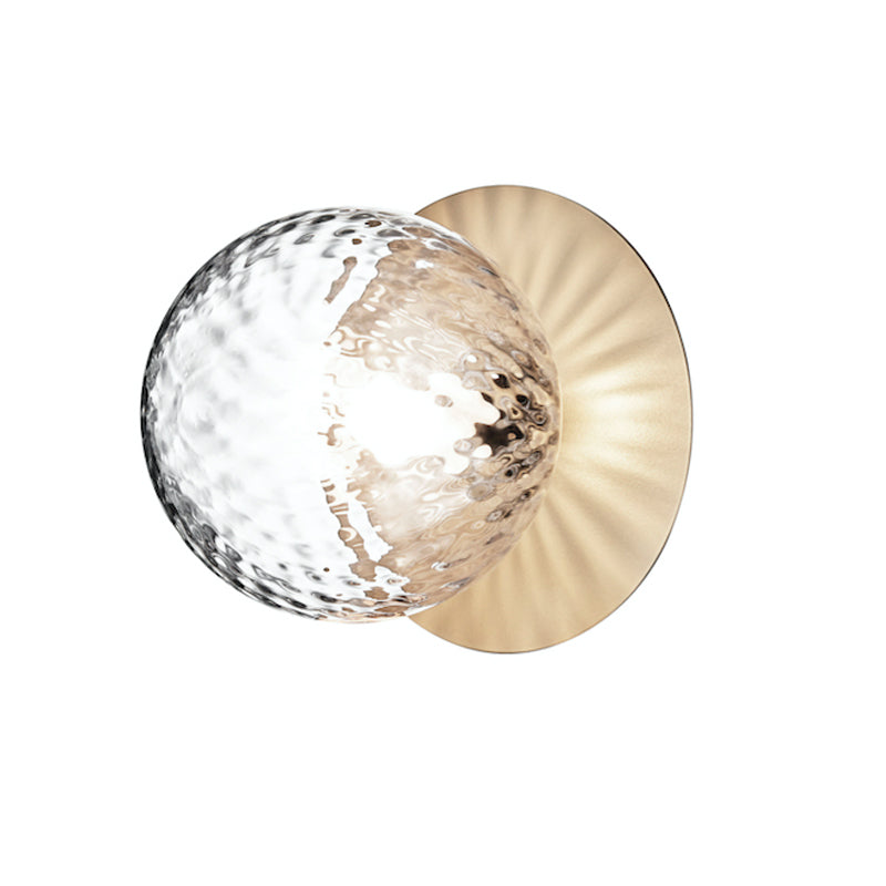Candeeiro de parede minimalista Nifte em forma de disco e globo