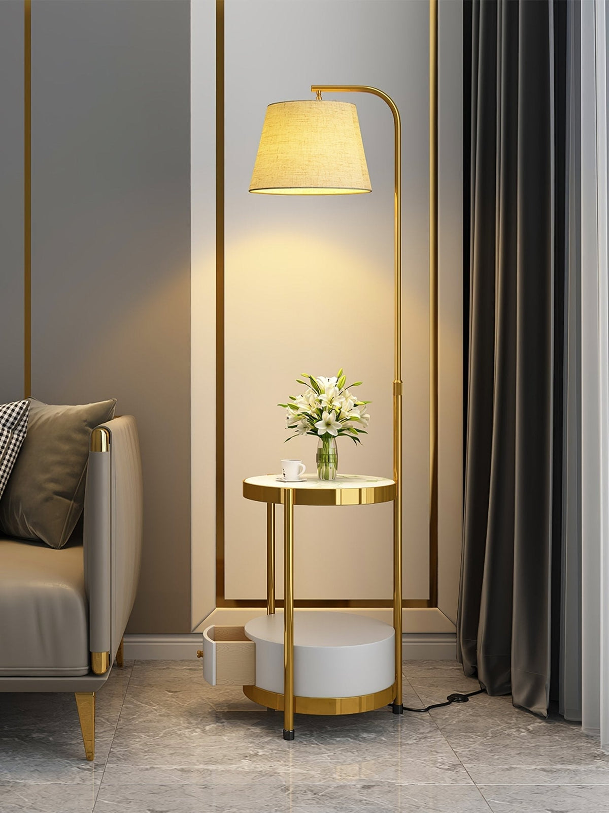 Avenareria modern golvlampa