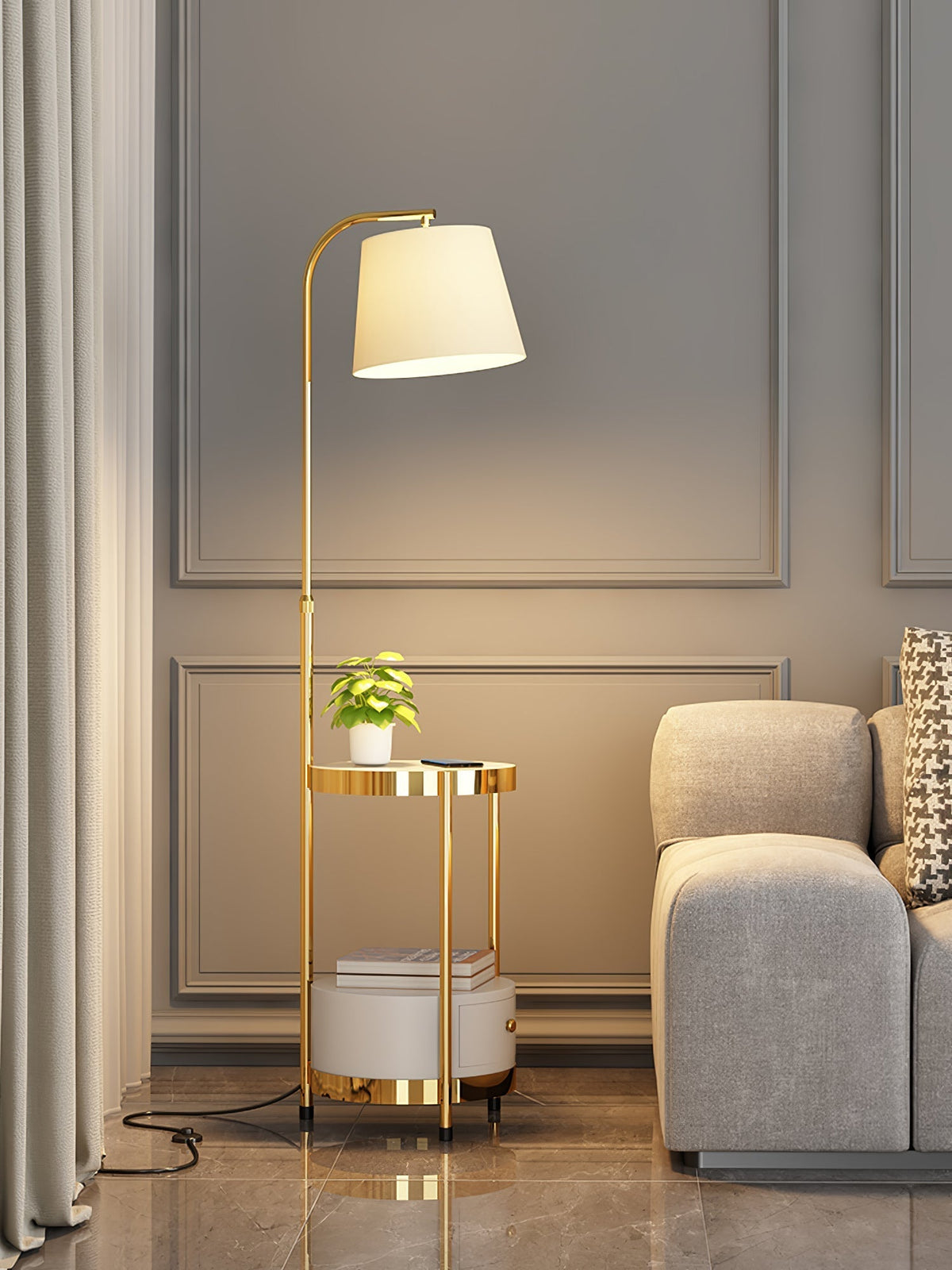 Avenareria modern golvlampa