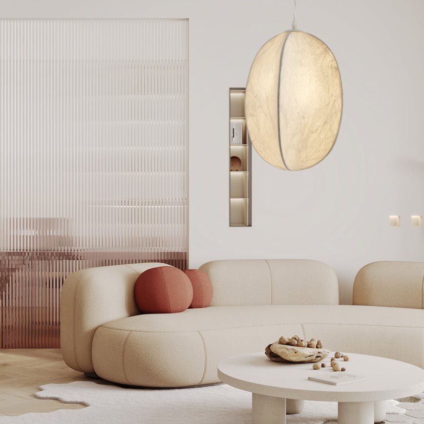 Dune minimalistisk pendellampe i silke