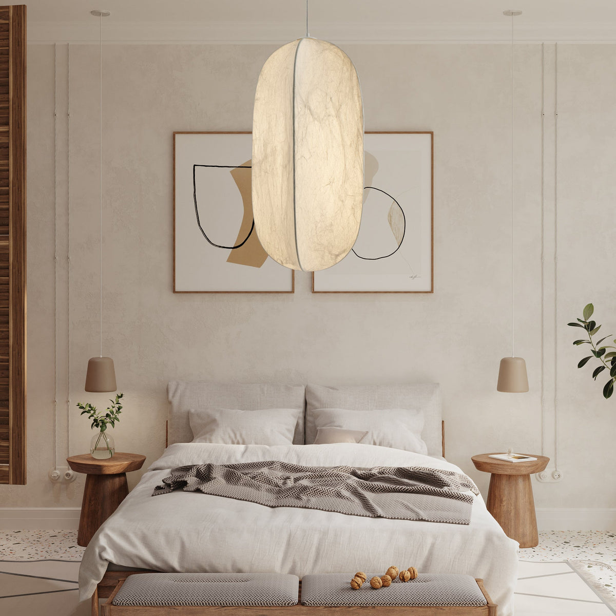 Dunen minimalistinen silkkiriippuvalaisin