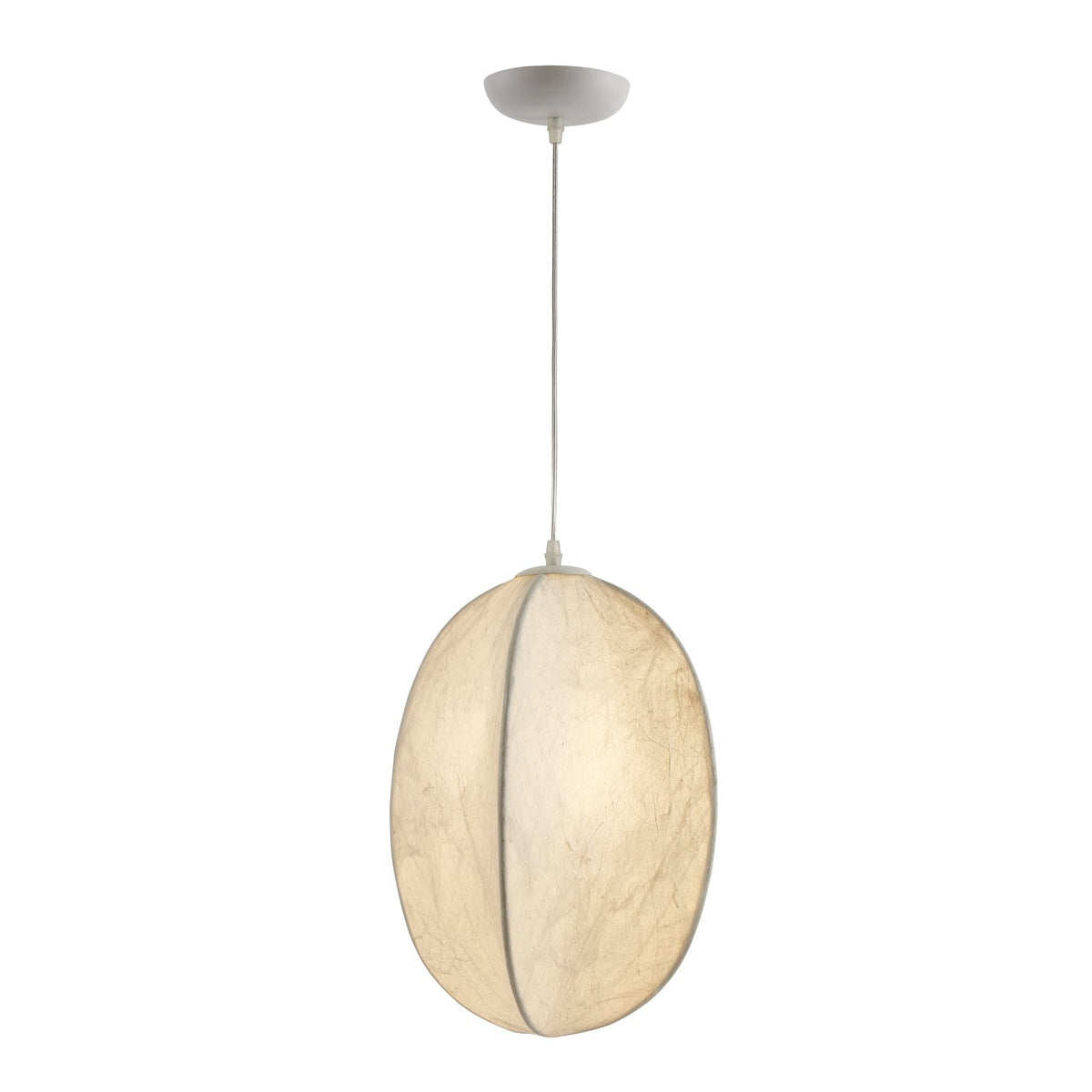 Dune minimalistisk pendellampe i silke