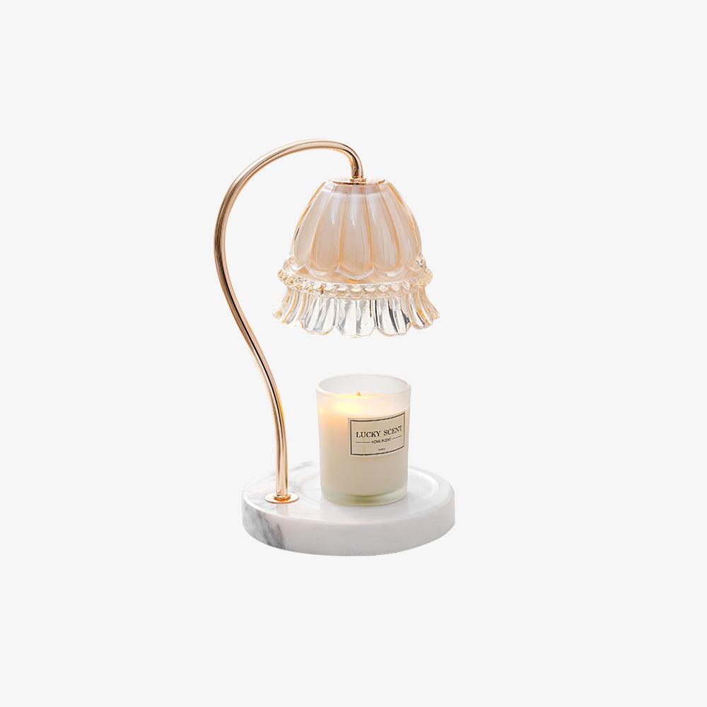 Candeeiro de mesa Daze Nordic Art em mármore, de luz quente