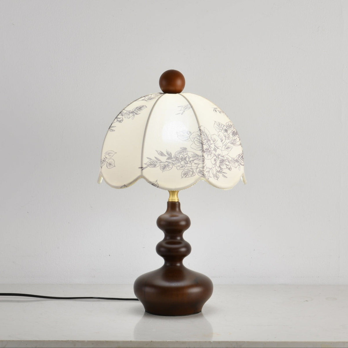 Cirirette vintagebordlampe