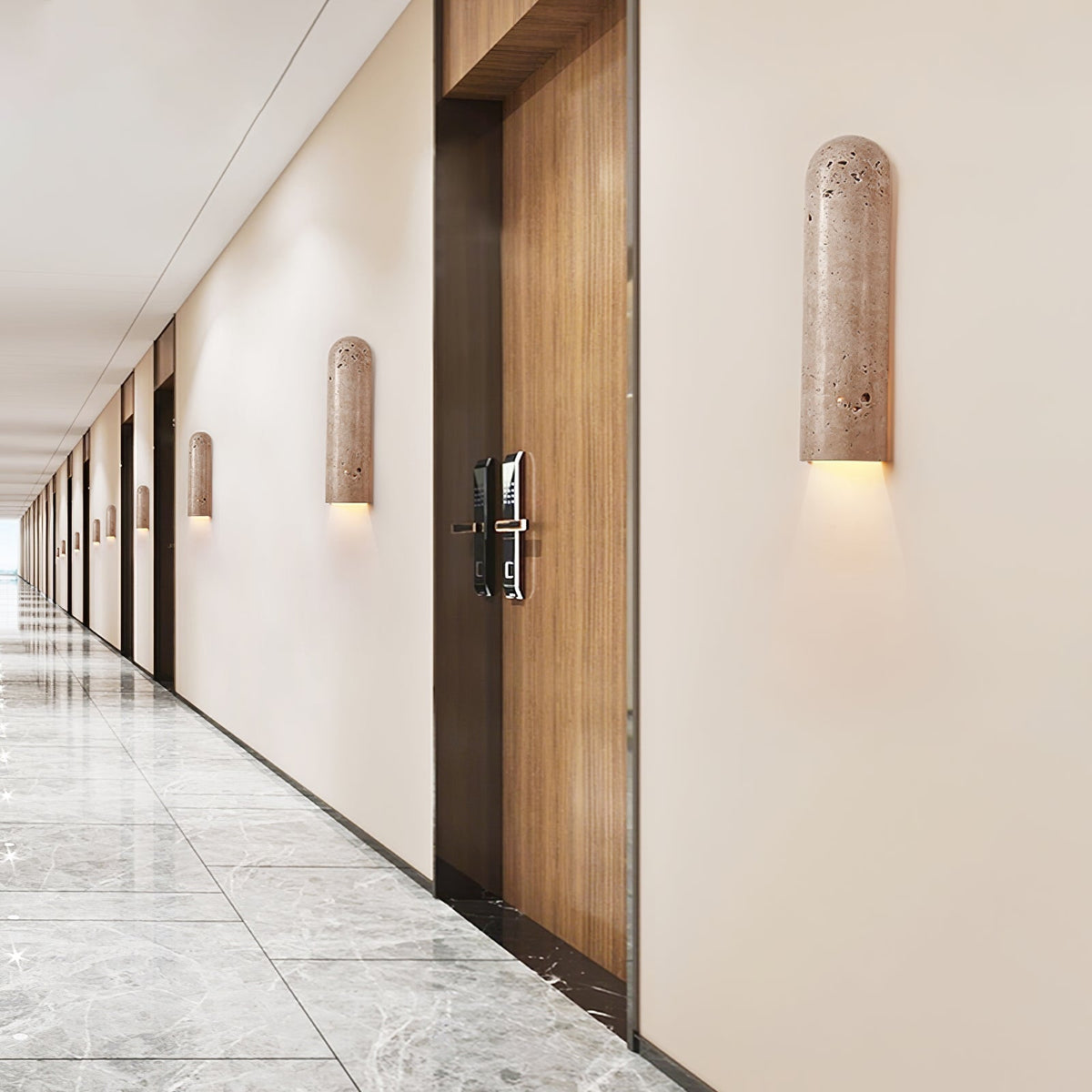 Olvenan Travertine Wall Light