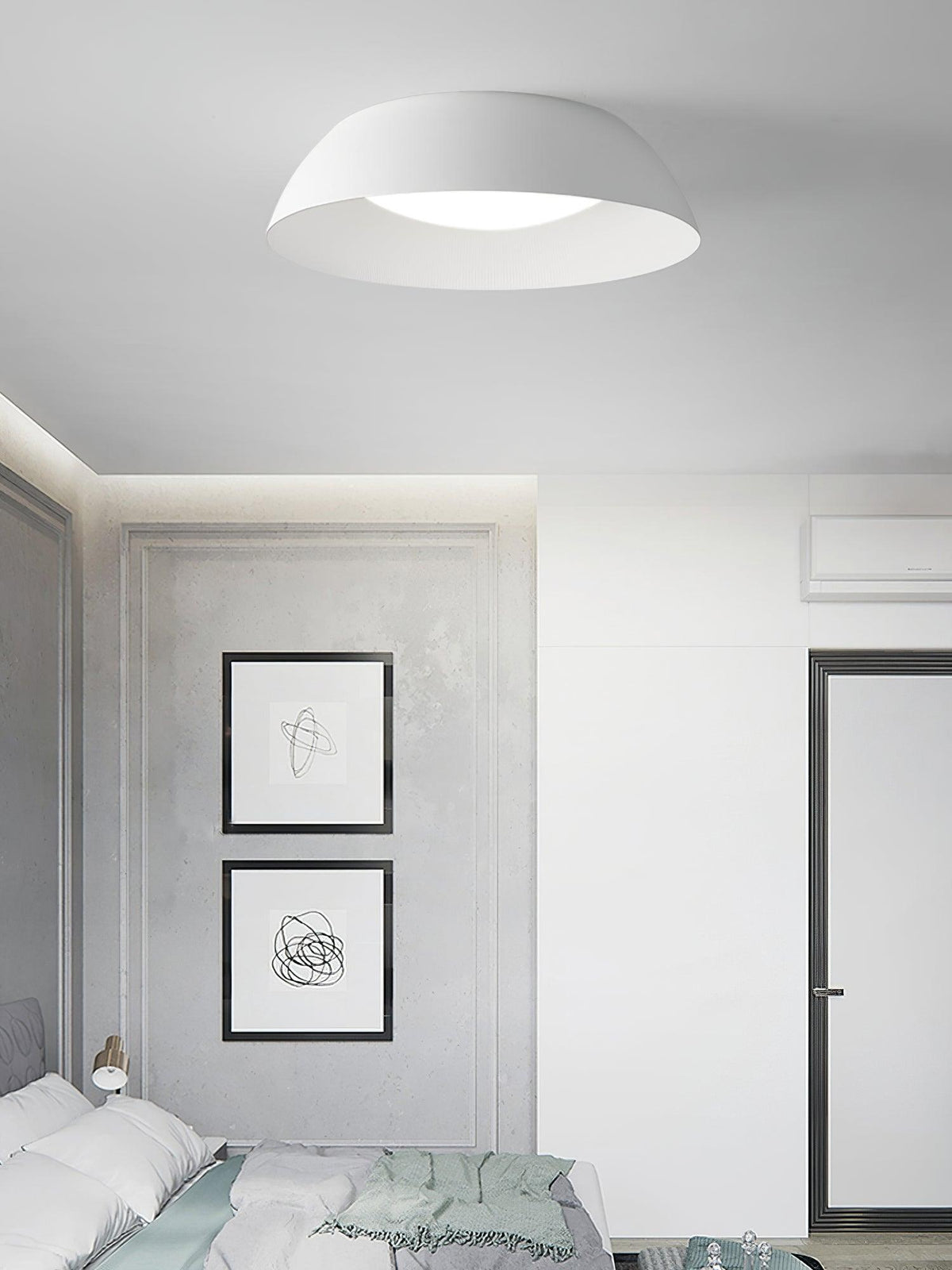 Dlux nútímalegt, mínímalískt LED-loftljós