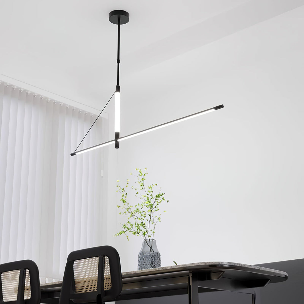 Araeyra modern minimalistisk linjär axel-pendellampa