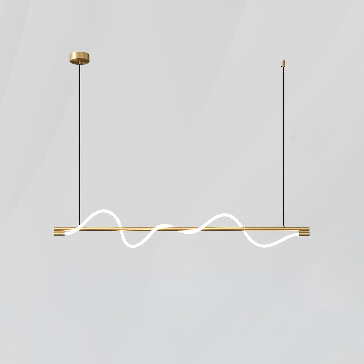 Pulse minimalistisk pendellampe i messing