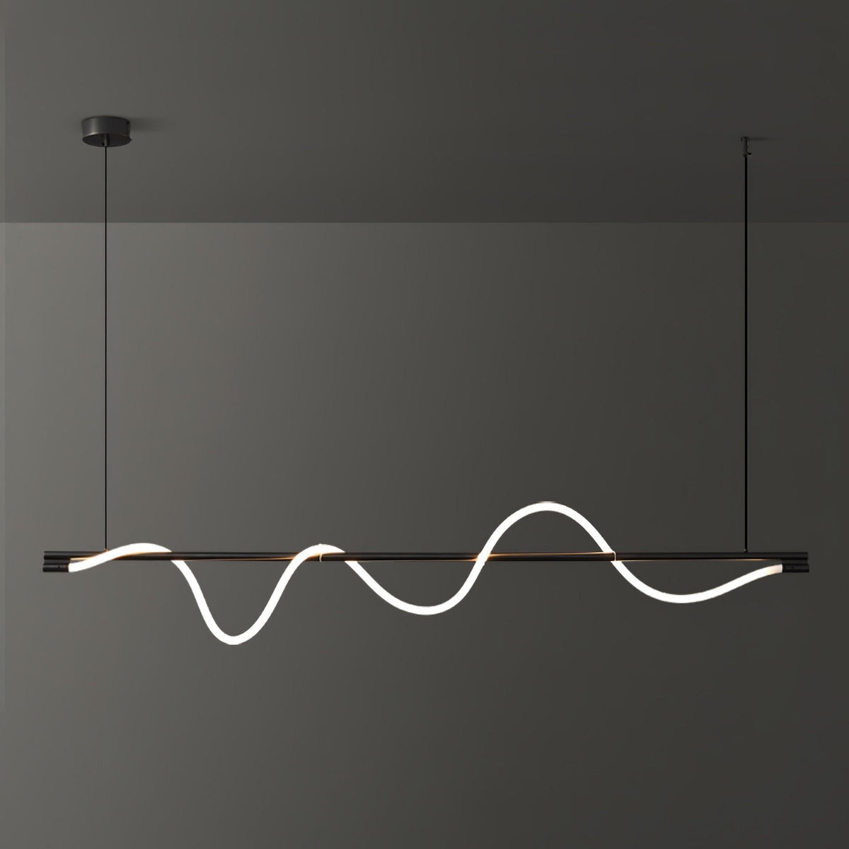 Pulse minimalistisk pendellampe i messing