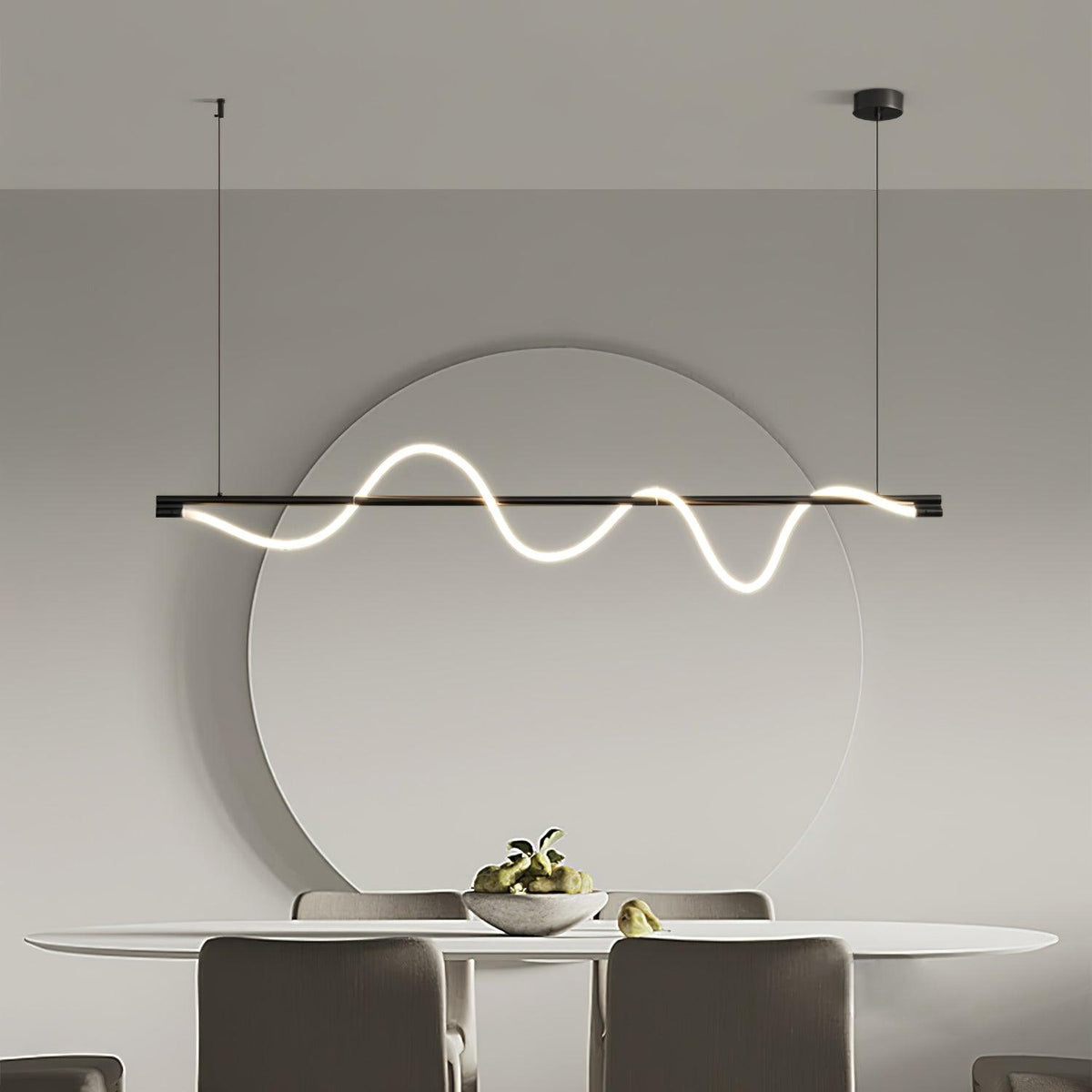 Pulse minimalistisk pendellampe i messing