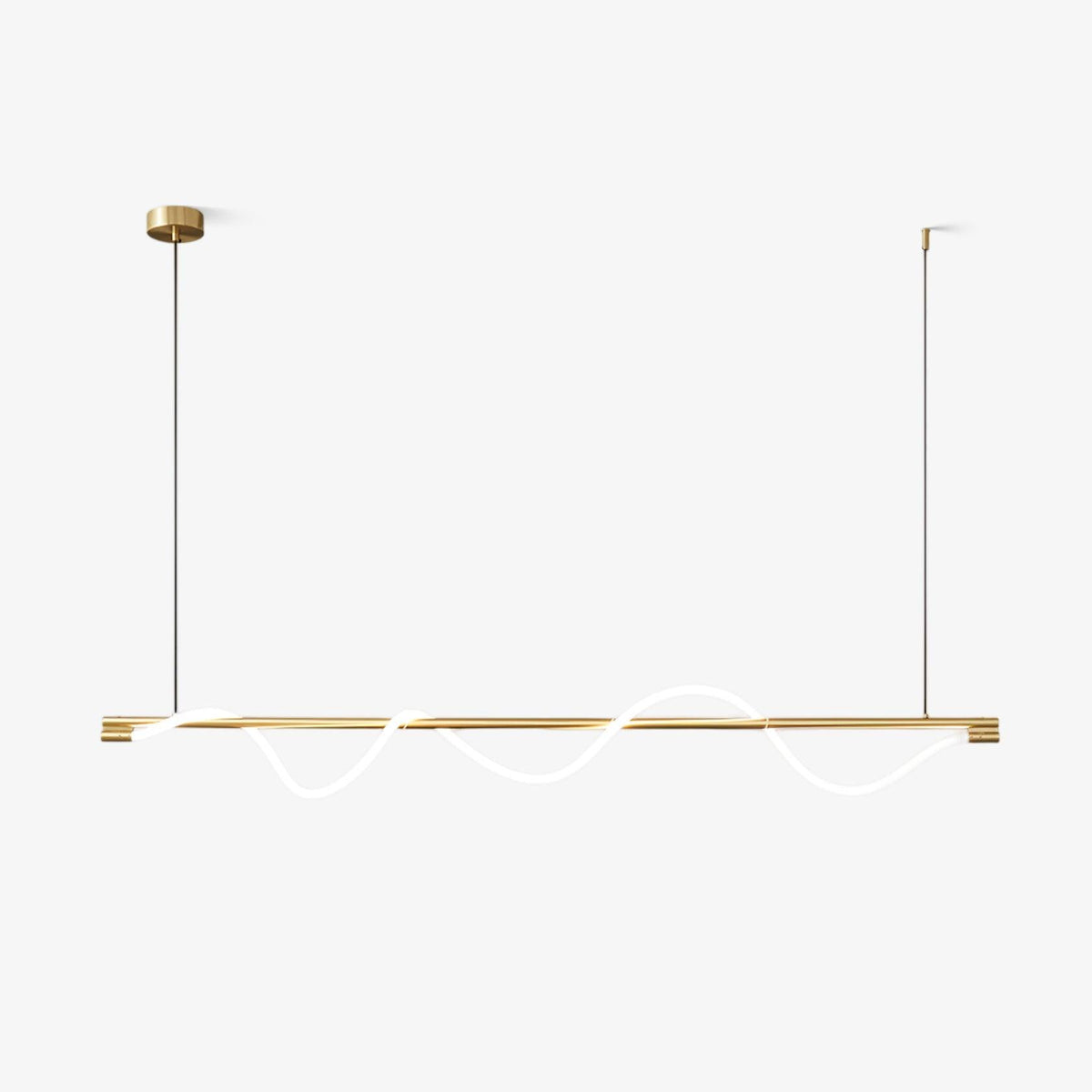 Pulse minimalistisk pendellampe i messing
