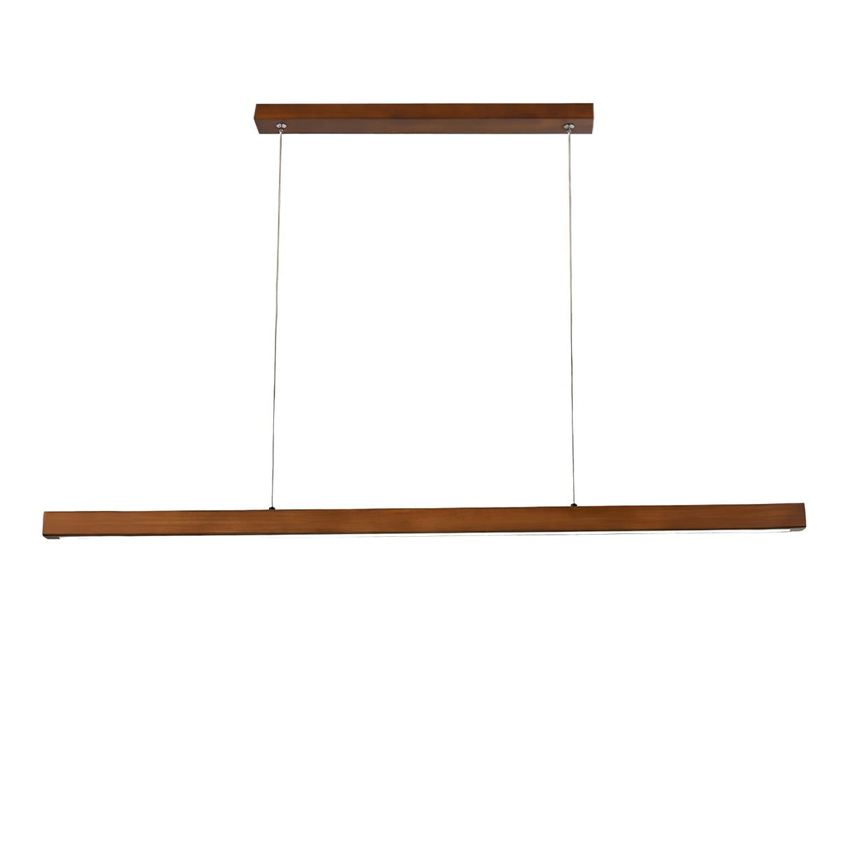 Rinalina lineær minimalistisk pendellampe i træ