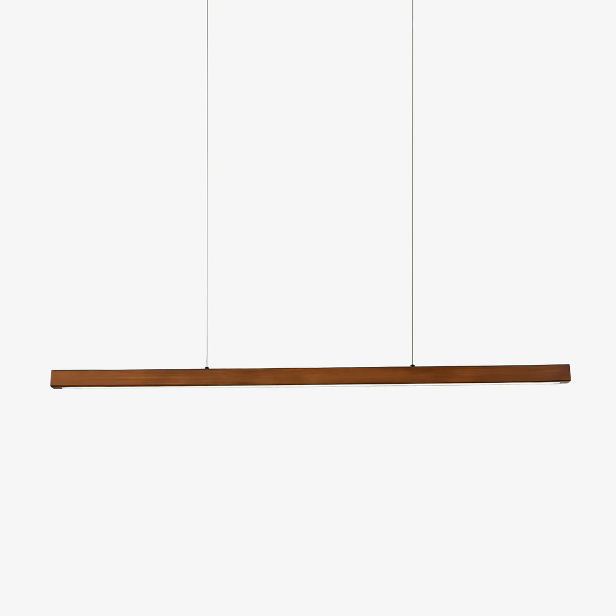 Rinalina lineær minimalistisk pendellampe i træ
