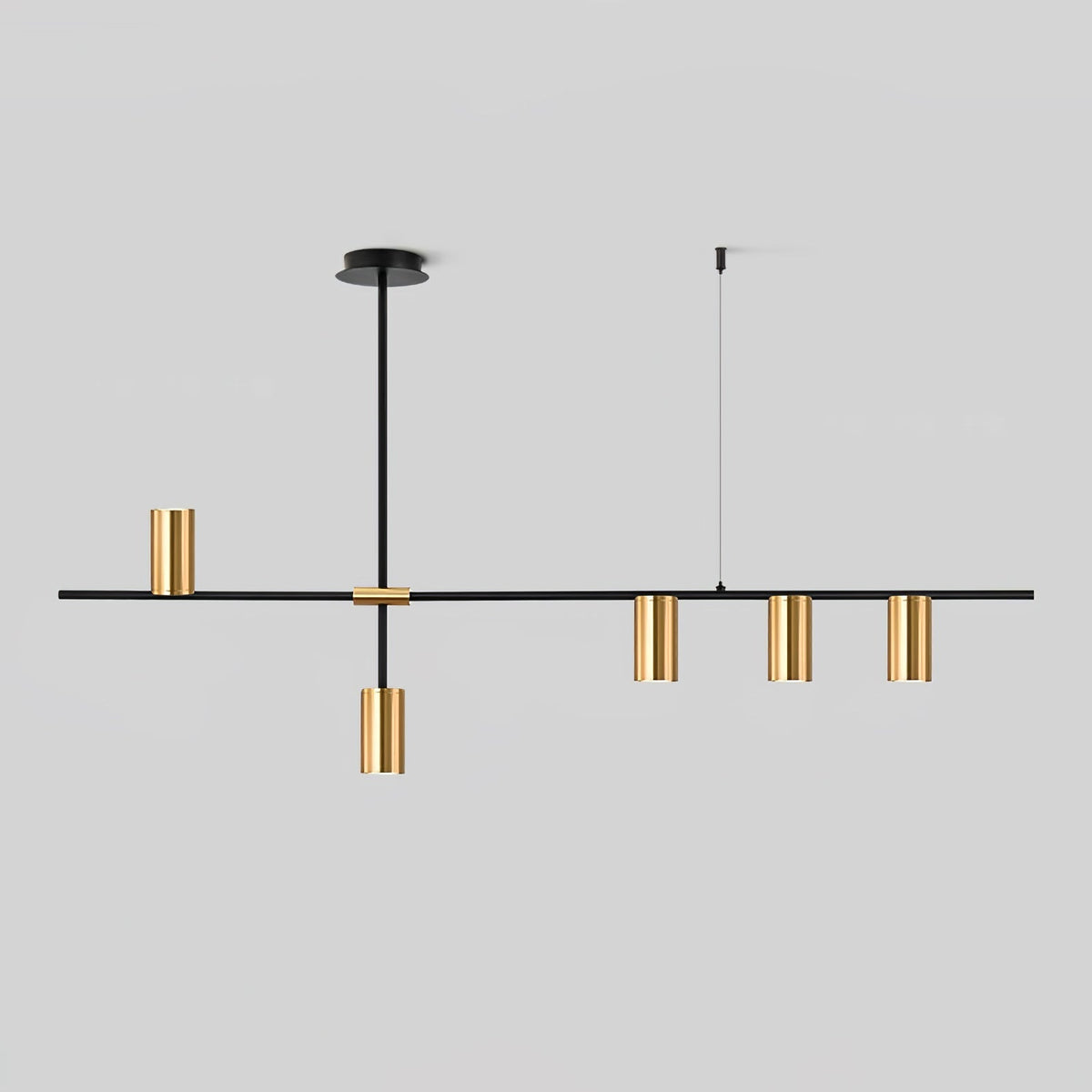 Aulten moderni minimalistinen lineaarinen saarekeriippuvalaisin