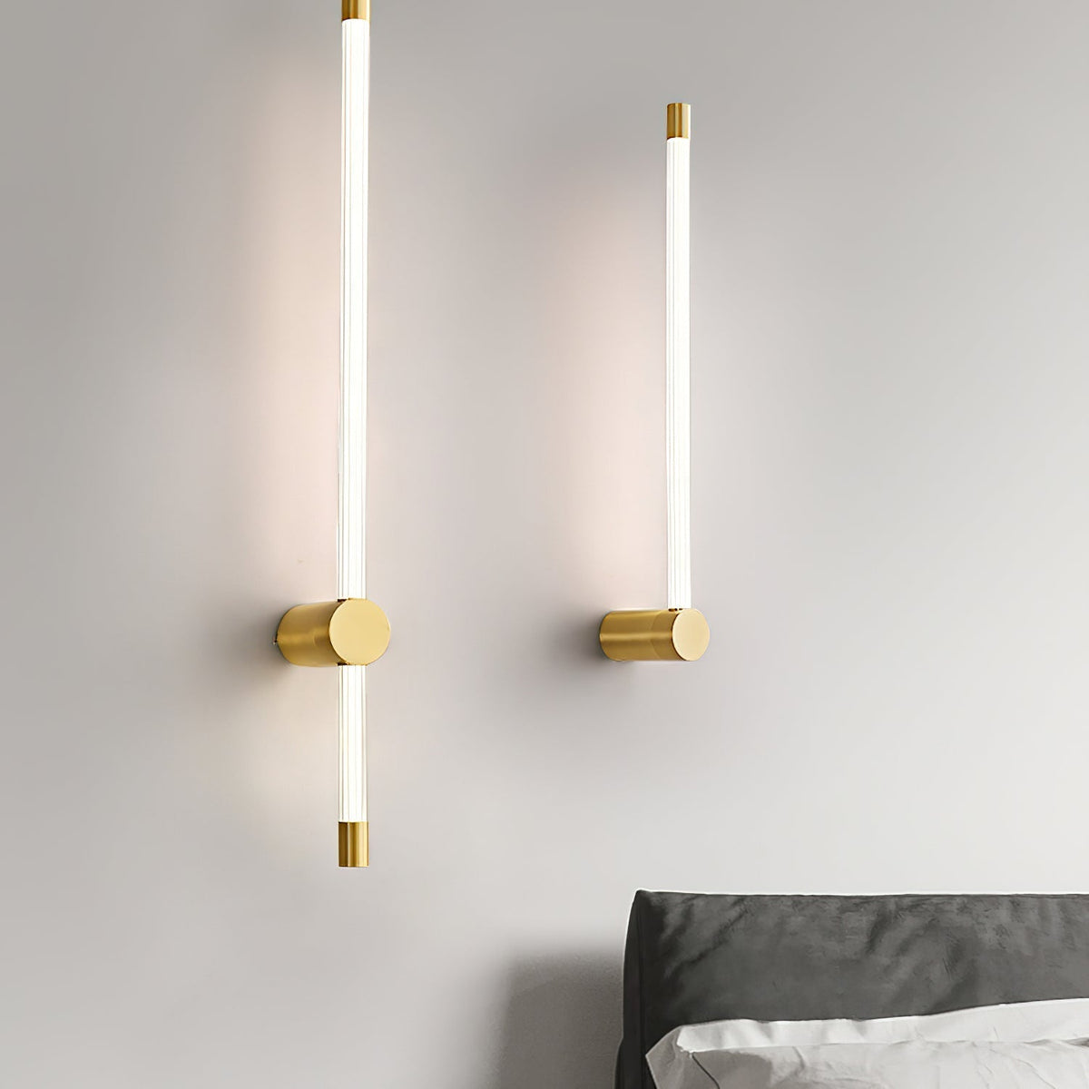 Candeeiro de parede LED linear moderno e minimalista Halenis
