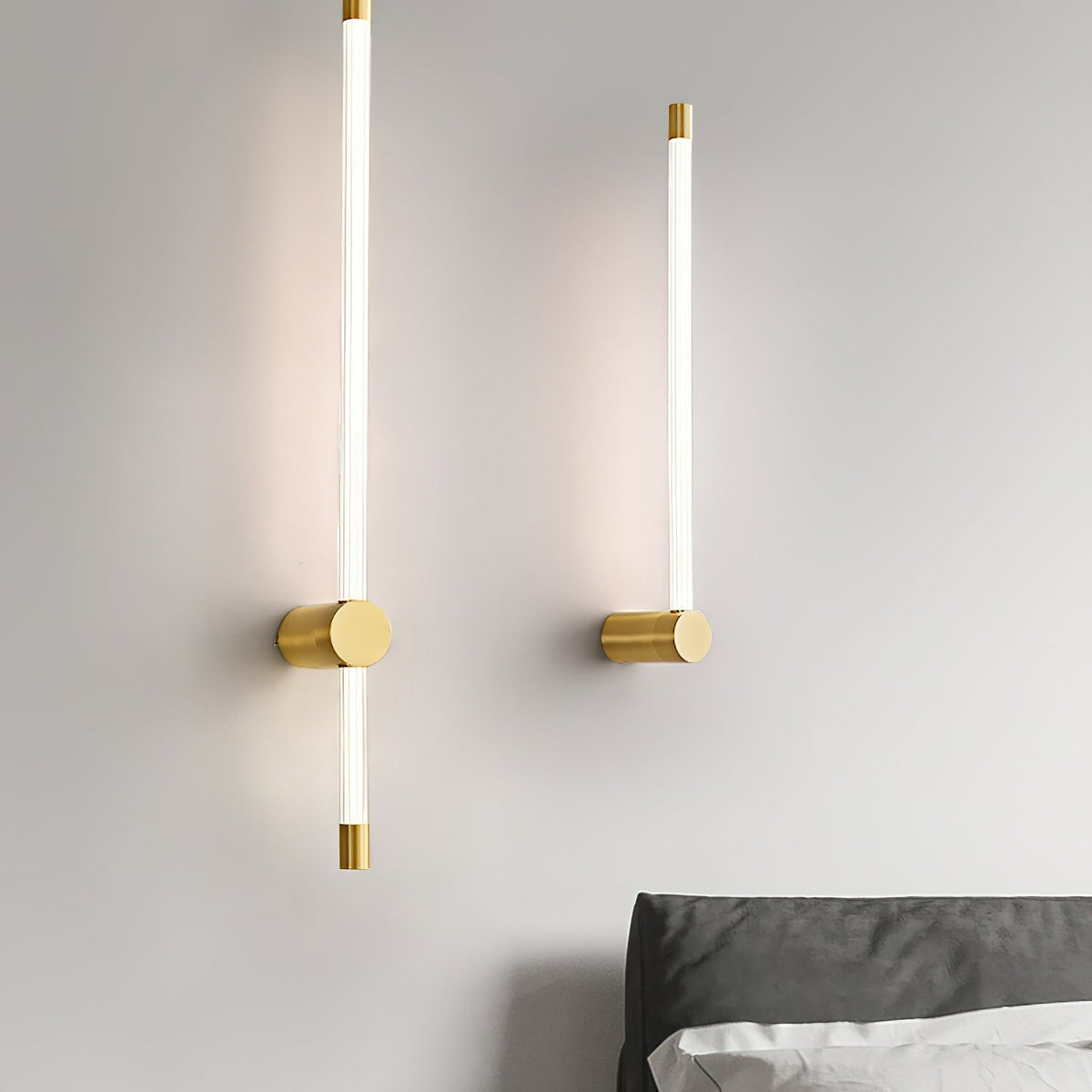 Vexyn lineaarinen LED-seinävalaisin, kultainen