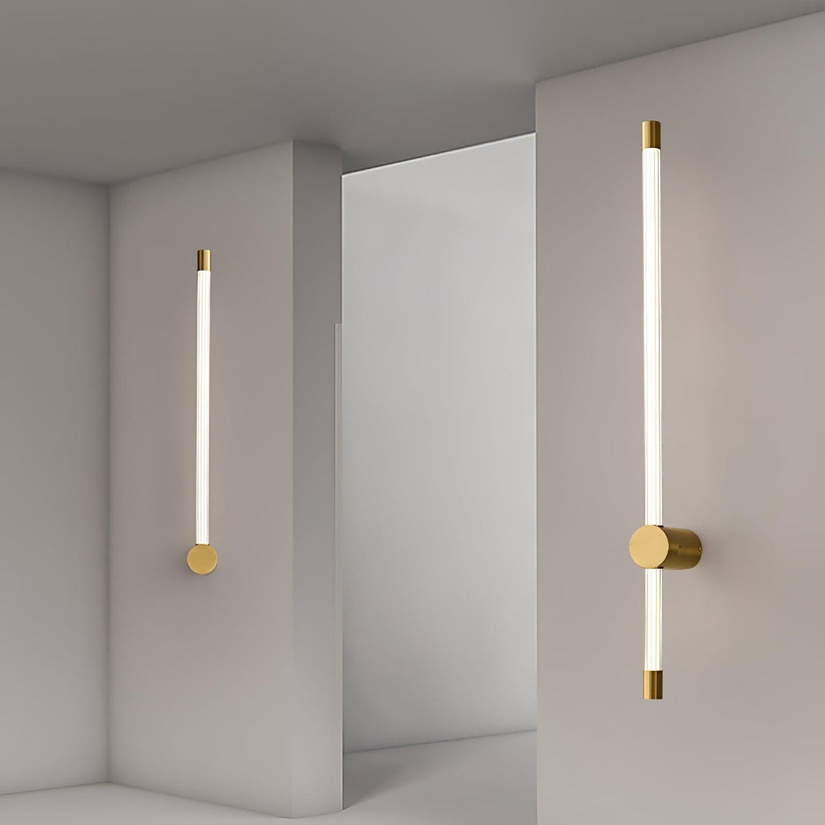 Vexyn lineaarinen LED-seinävalaisin, kultainen