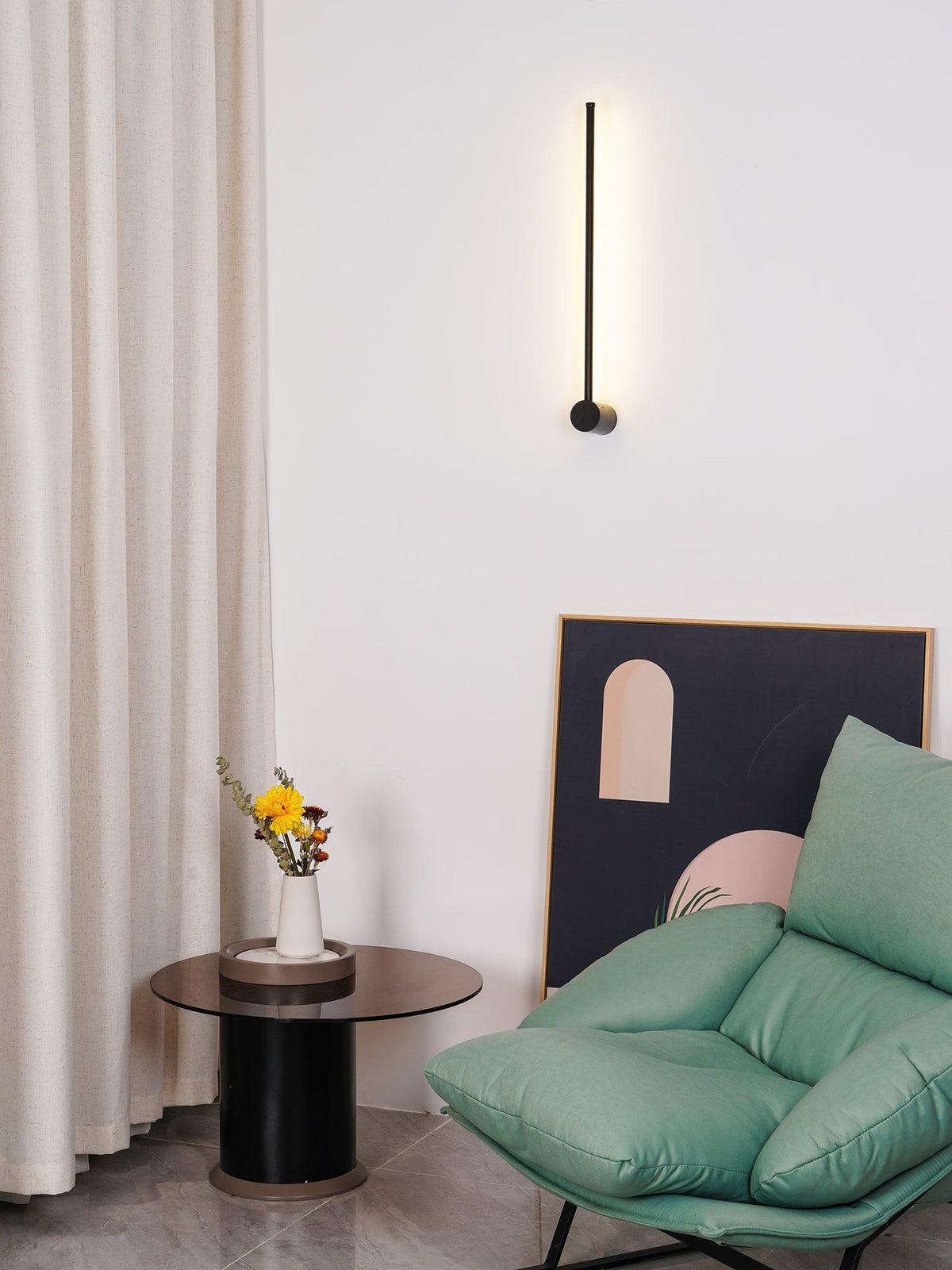 Miren moderne minimalistisk lineær LED-væglampe