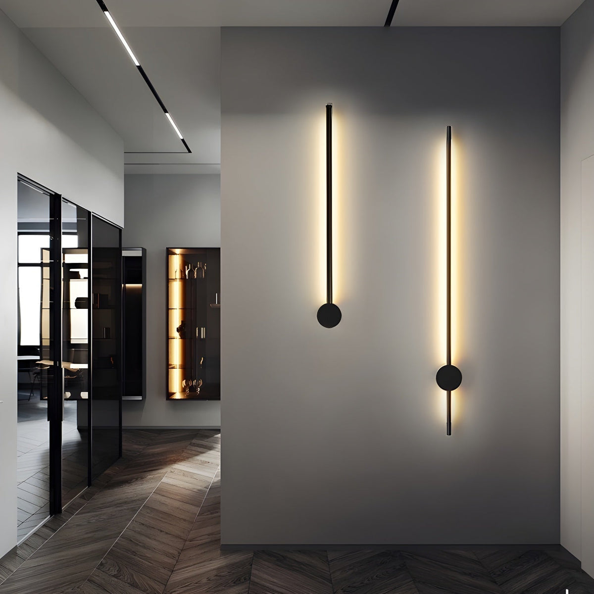 Candeeiro de parede LED linear moderno e minimalista Miren