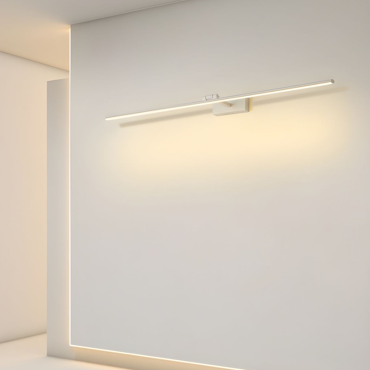 Moderni minimalistinen lineaarinen kylpyhuoneen seinävalaisin