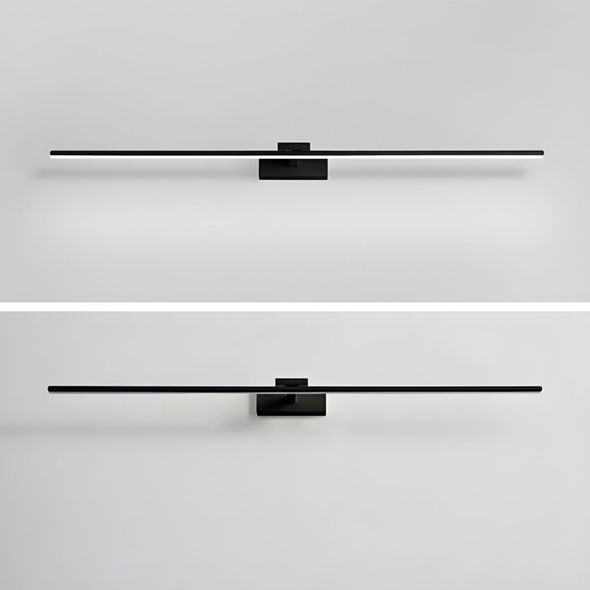 Moderni minimalistinen lineaarinen kylpyhuoneen seinävalaisin