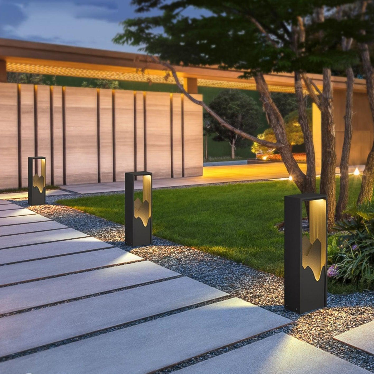 Zen Rustik udendørslampe i akryl