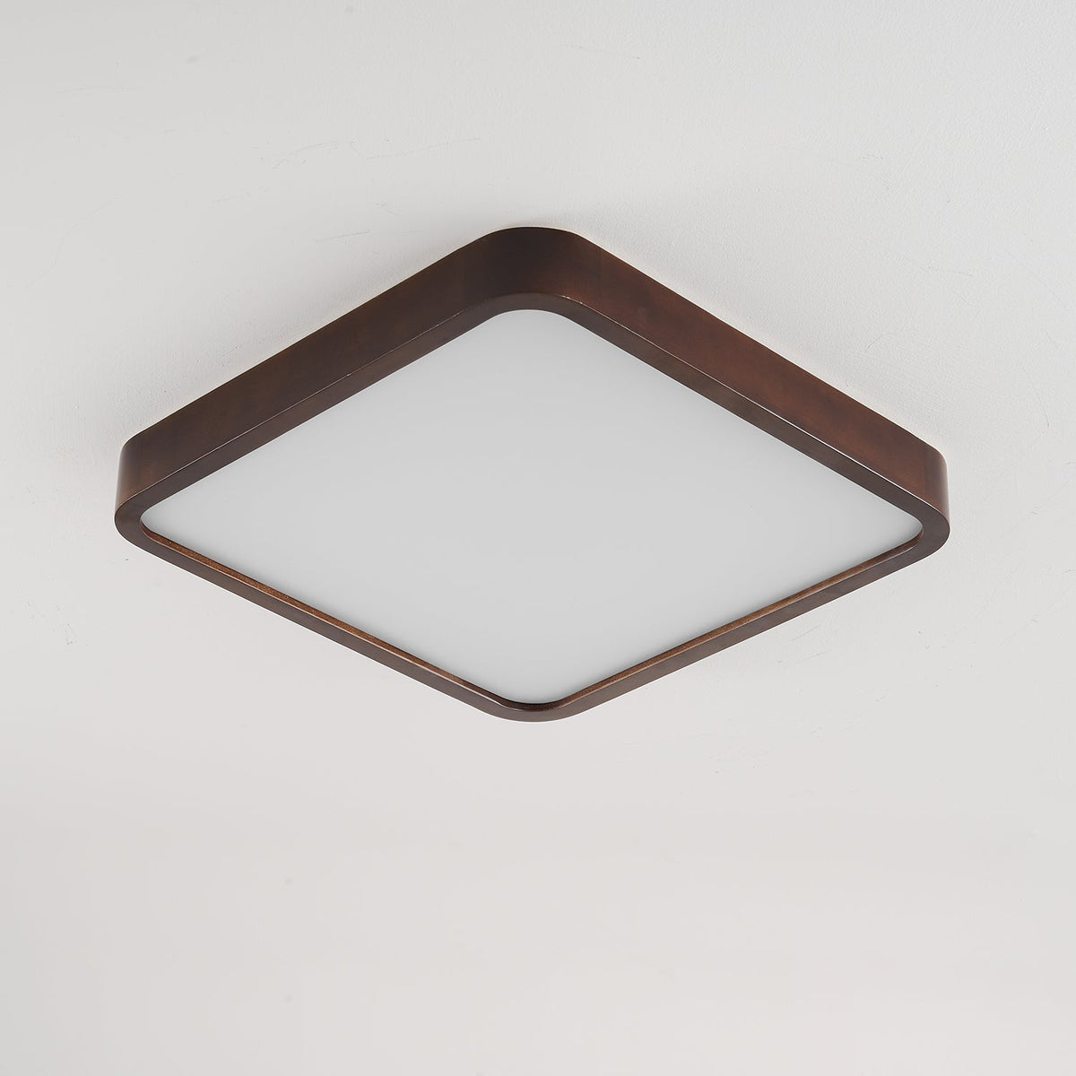 Rinirel Moderne minimalistisk rektangulær loftslampe i træ