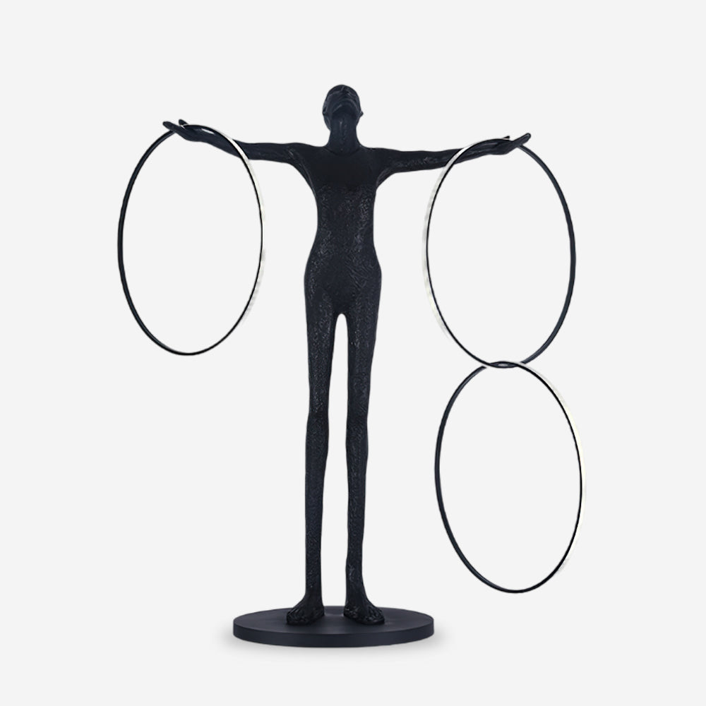 Hoops-gulvlampe