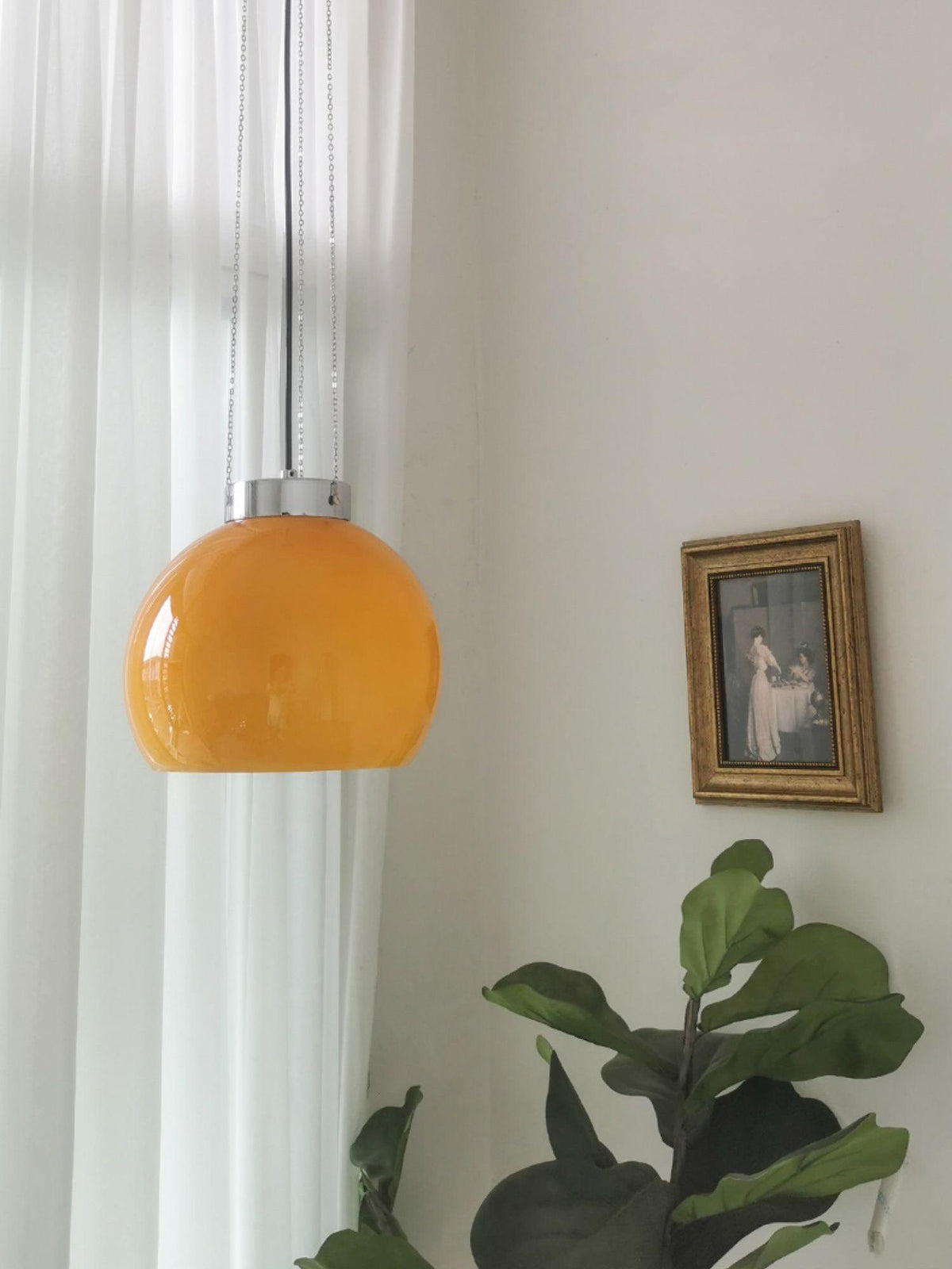 Candeeiro suspenso Veliraine tradicional vintage