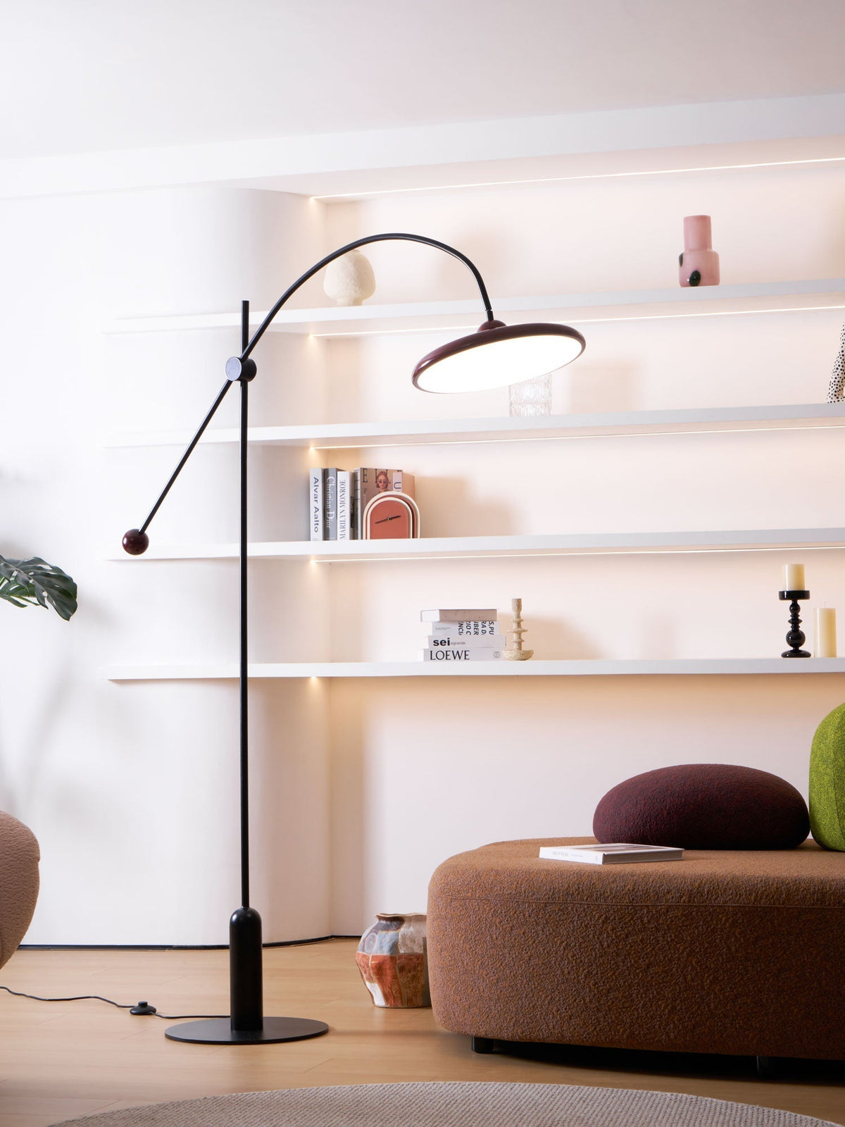 Arc moderne gulvlampe