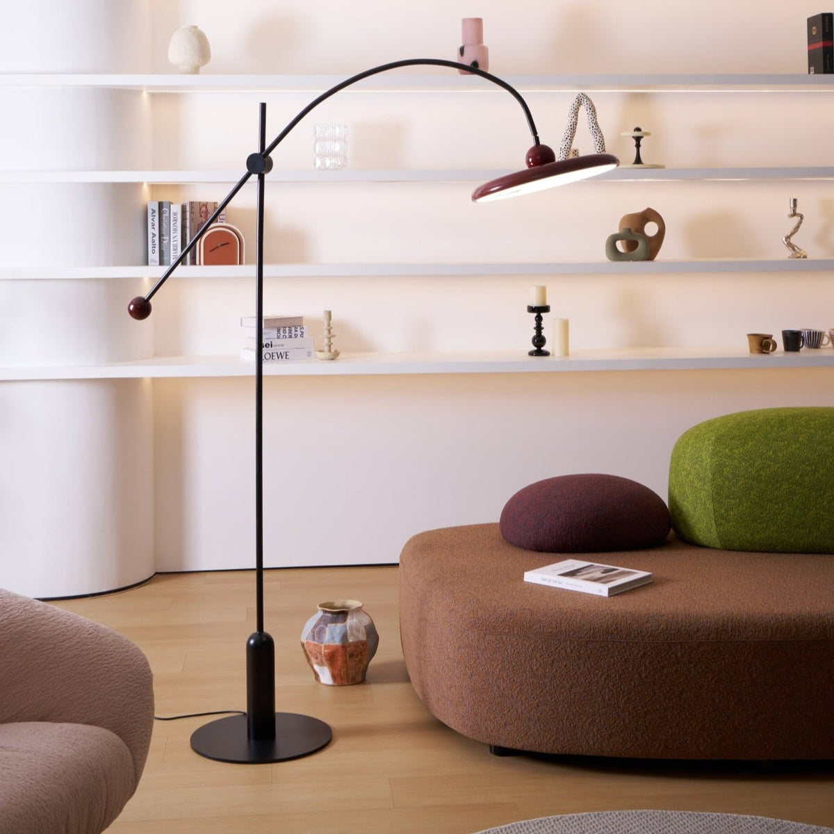 Arc moderne gulvlampe