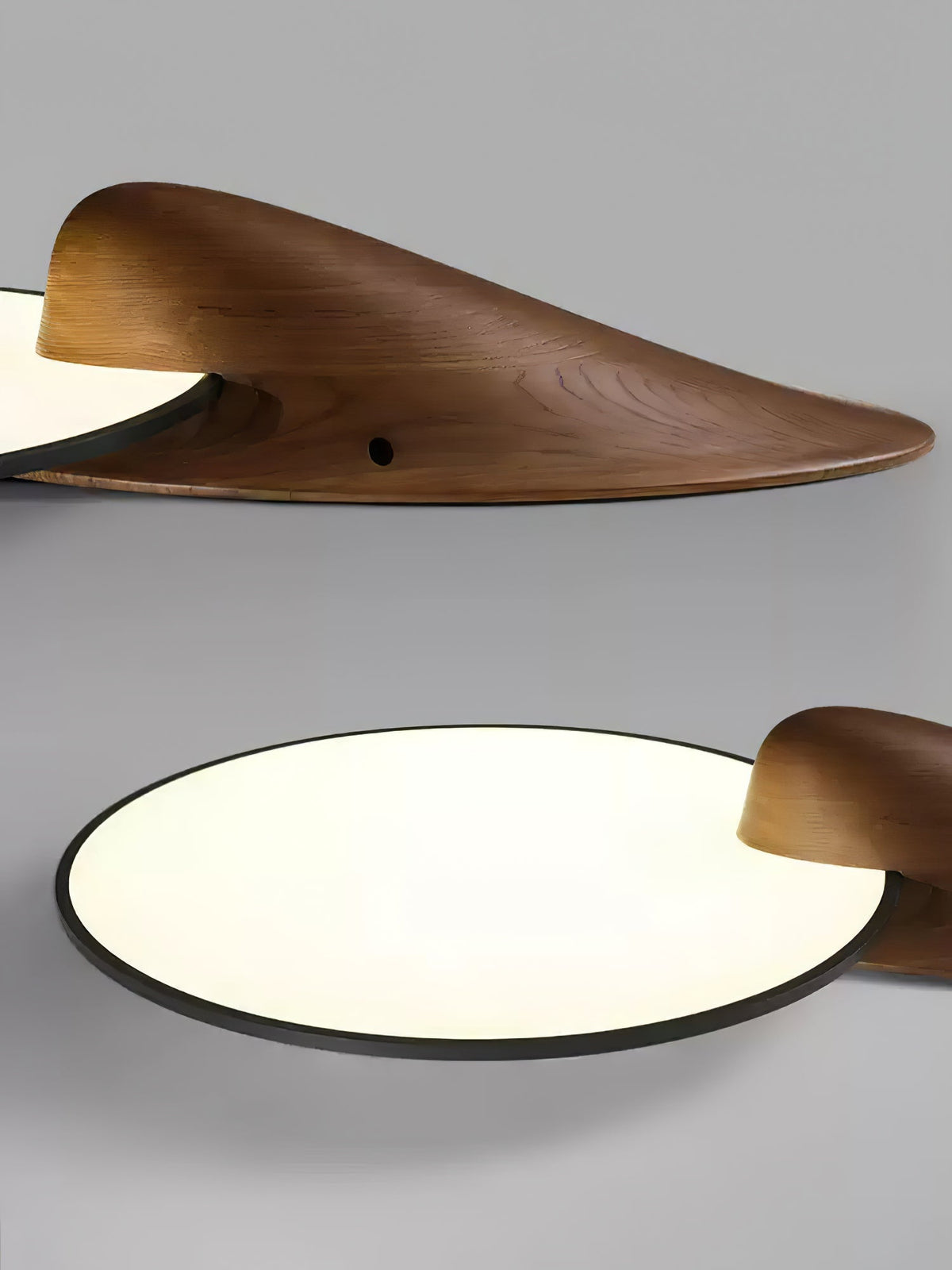 Zovenel eksklusiv loftlampe i træ med elegant spidsdesign