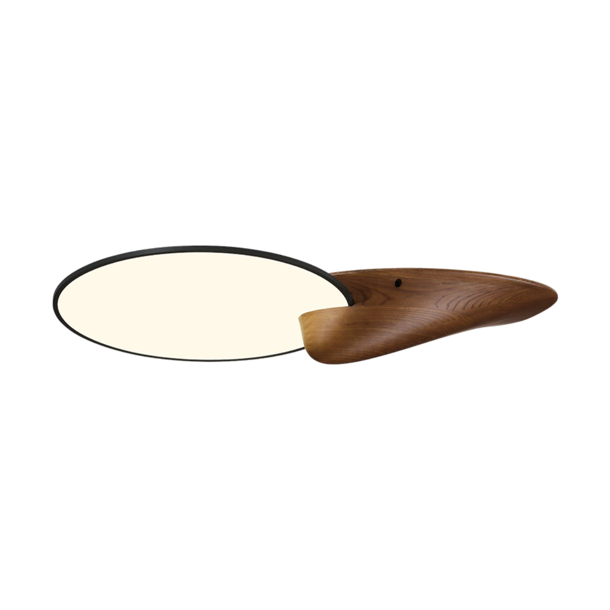 Zovenel eksklusiv loftlampe i træ med elegant spidsdesign
